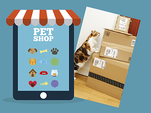 E-commerce, loja virtual para clínica veterinária e petshop